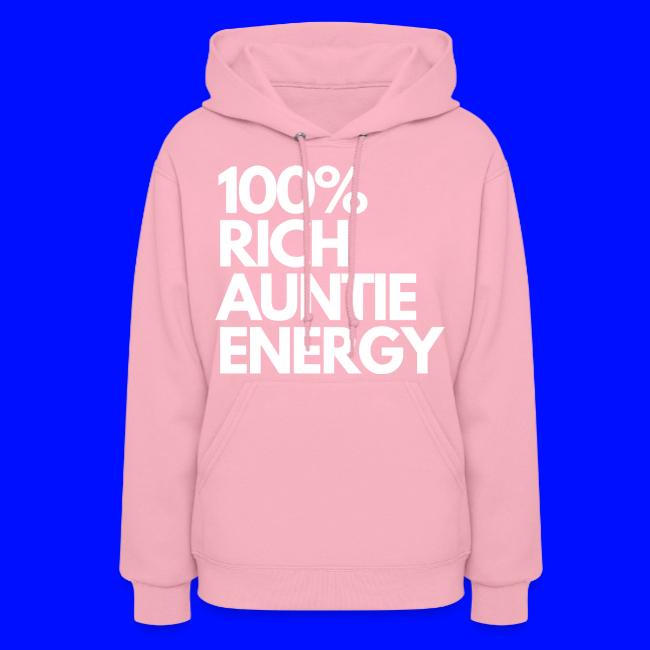 100 rich auntie energy tee
