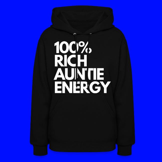 100 rich auntie energy tee