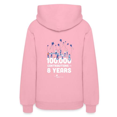 Zephyr 100,000 Contributions - Women's Hoodie