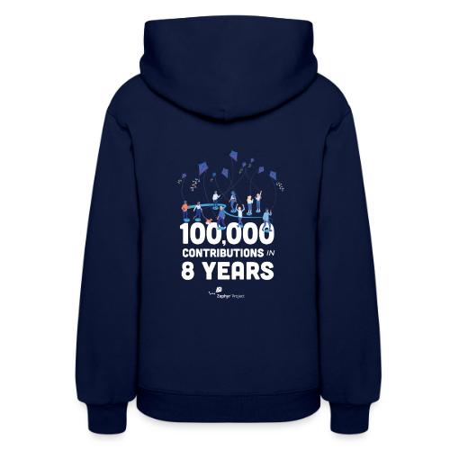 Zephyr 100,000 Contributions - Women's Hoodie