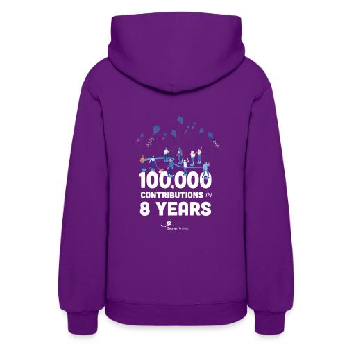 Zephyr 100,000 Contributions - Women's Hoodie