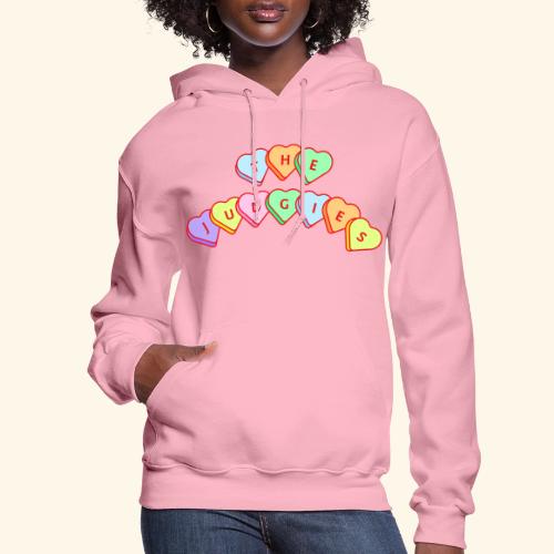 The Judgies Candy Hearts - Women's Hoodie