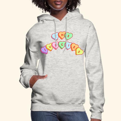 The Judgies Candy Hearts - Women's Hoodie