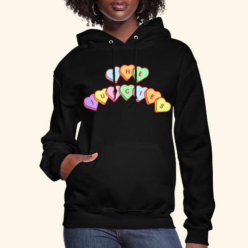 The Judgies Candy Hearts - Women's Hoodie