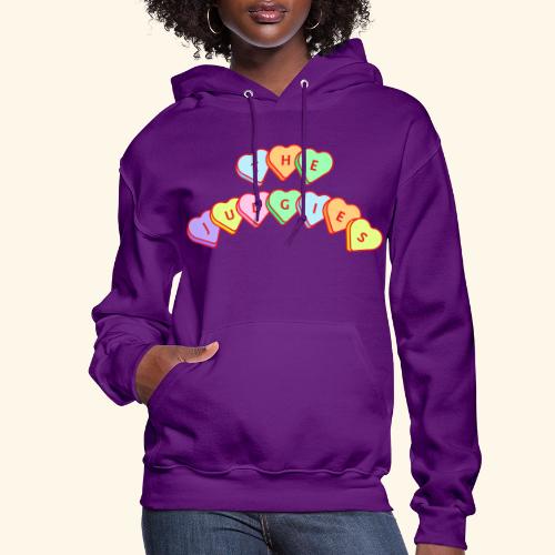 The Judgies Candy Hearts - Women's Hoodie