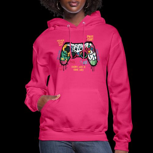 Game Day Graffiti Controller - Women's Hoodie