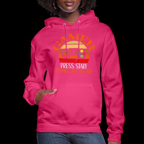 Gamer: Press Start, Time to Play! - Women's Hoodie
