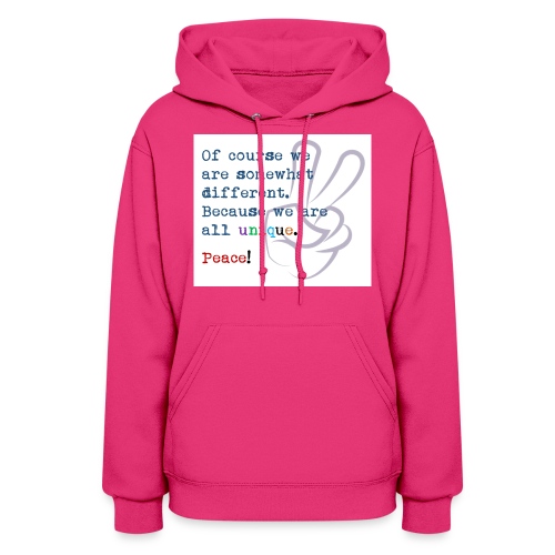 Peace Brothers and Sisters - Women's Hoodie