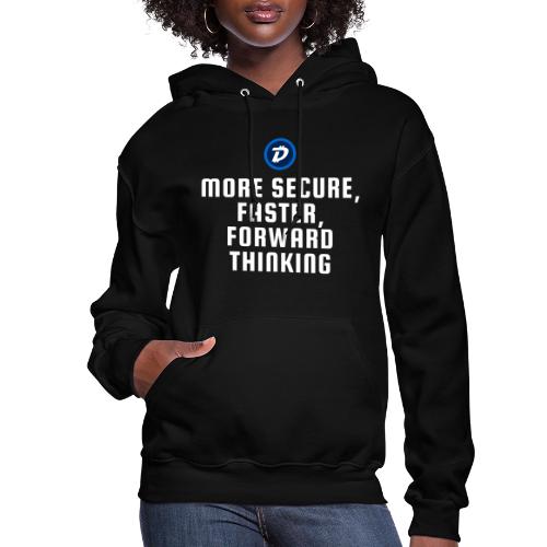Digibyte. More secure, faster, forward thinking - Women's Hoodie
