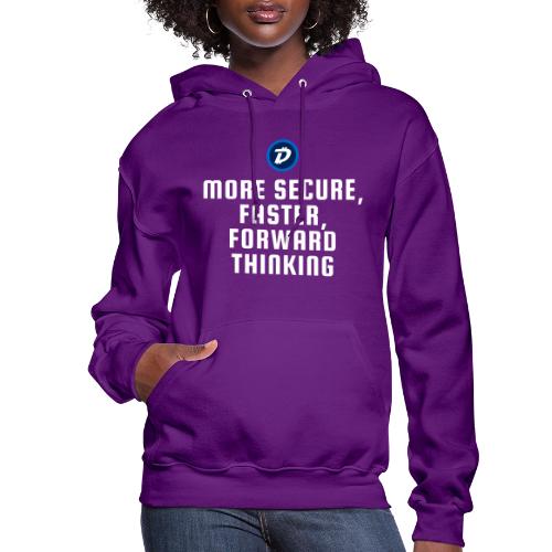 Digibyte. More secure, faster, forward thinking - Women's Hoodie