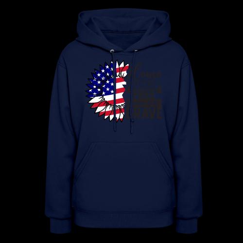 Home the free because of the brave - Women's Hoodie