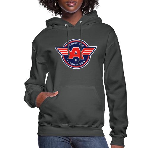 Alouettes Flightdeck Podcast primary logo - Women's Hoodie