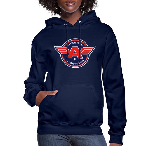 Alouettes Flightdeck Podcast primary logo - Women's Hoodie