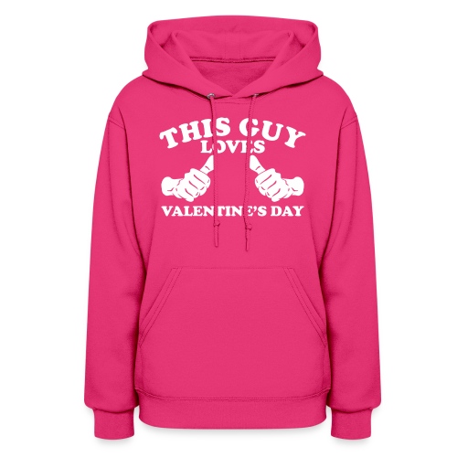 This Guy Loves Valentine's Day - Women's Hoodie