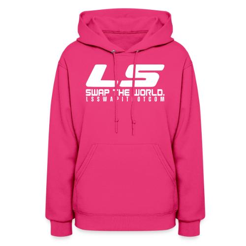 LS SWAP THE WORLD DOT COM - Women's Hoodie