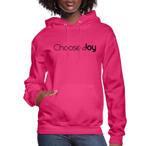 Choose Joy in Black wide - Women's Hoodie
