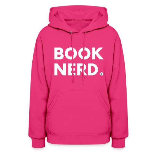 Book Nerd in White - Women's Hoodie