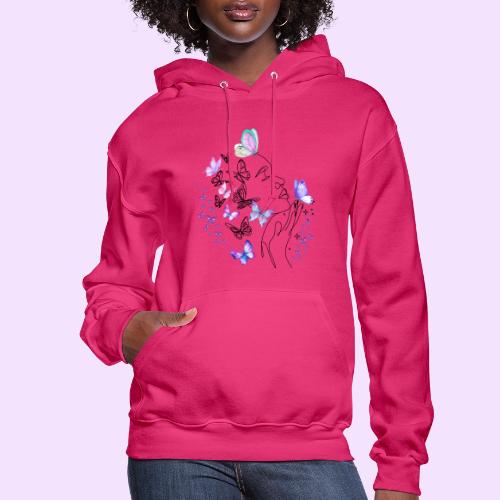 Dreamy Butterfly Goddess - Fairytale Design - Women's Hoodie