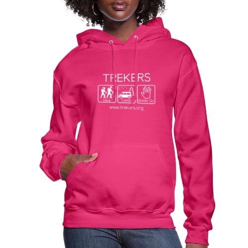 Trekers white logo - Women's Hoodie