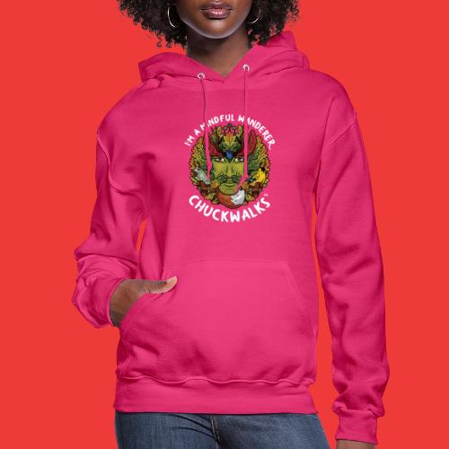 I'm A Mindful Wanderer (white text for dark items) - Women's Hoodie