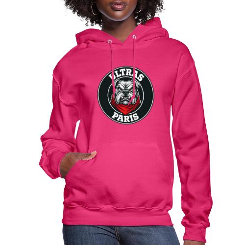 Ultras Paris Bulldog Football Fan Graphic - Women's Hoodie