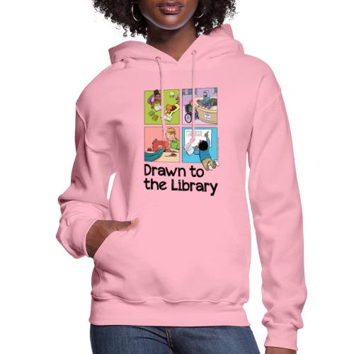 Drawn to the Library - Women's Hoodie