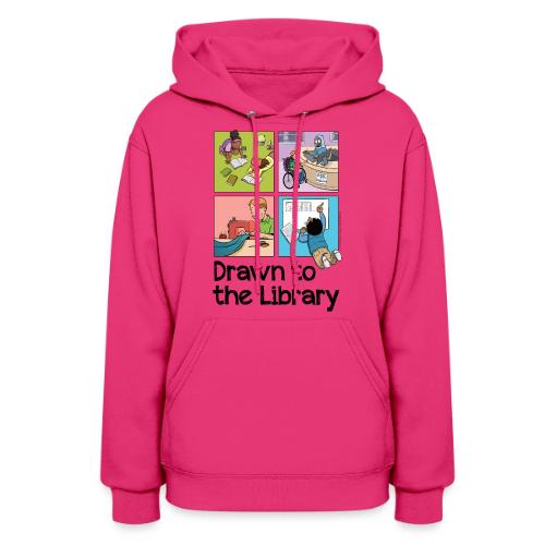 Drawn to the Library - Women's Hoodie
