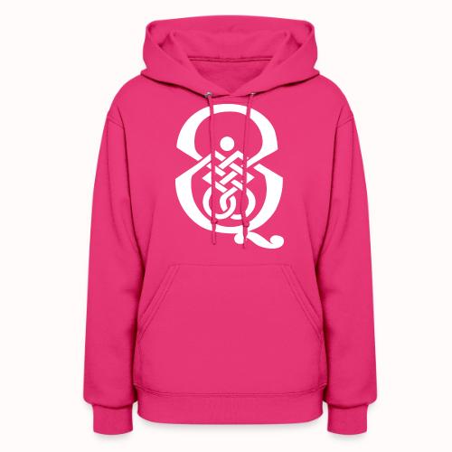 qcpb white logo - Women's Hoodie