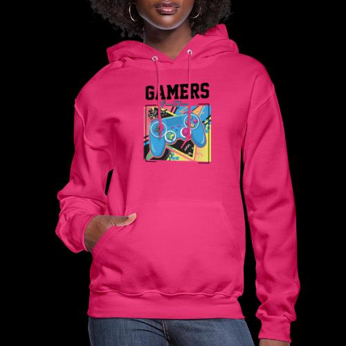 Gamers Start! Retro Japanese Vibe - Women's Hoodie