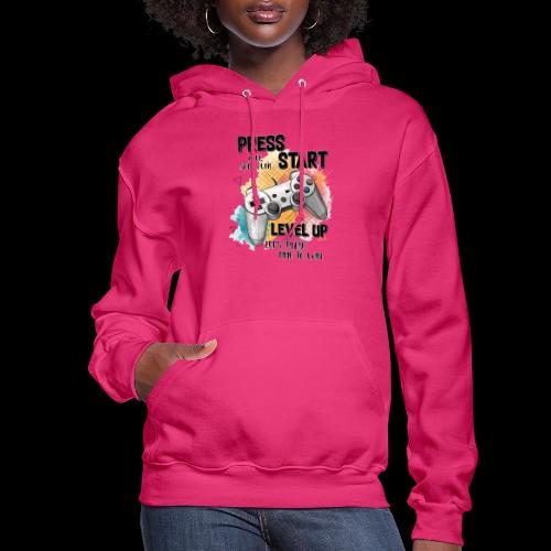 Press Start, Level Up - Women's Hoodie