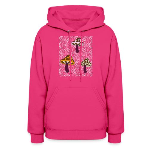 Fall Season Mushroom Designs - Women's Hoodie
