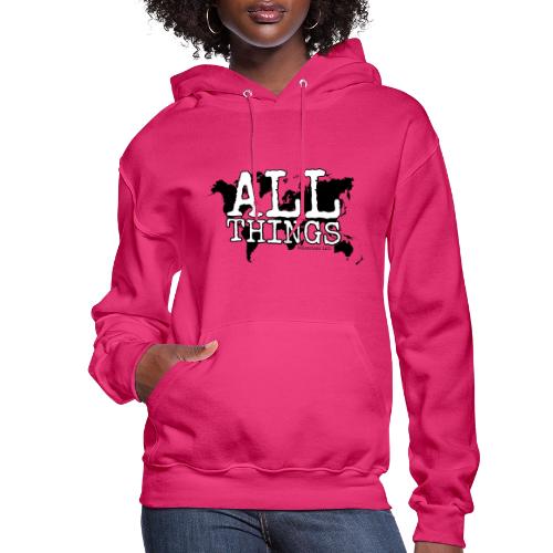 All Things World Map - Women's Hoodie