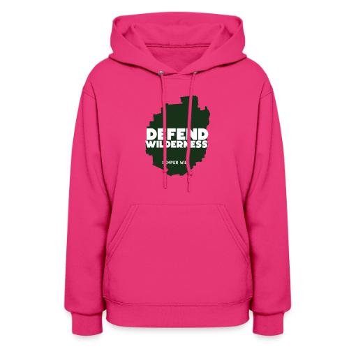 Semper Wild Defend Wilderness Park Silhouette - Women's Hoodie