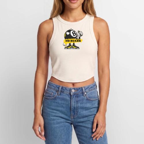 No Rules 8 Ball - Slim Fit Rib Women's Tank Top