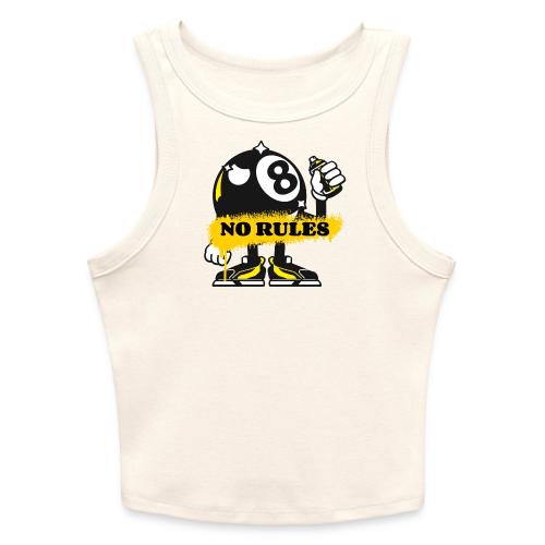 No Rules 8 Ball - Slim Fit Rib Women's Tank Top