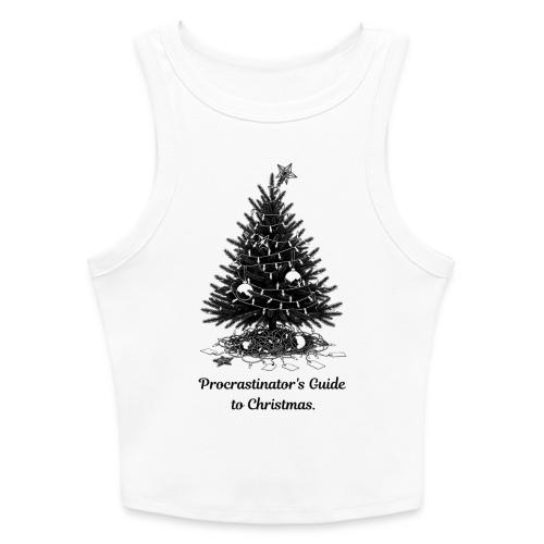 Procrastinator's Guide Christmas T-Shirt - Slim Fit Rib Women's Tank Top