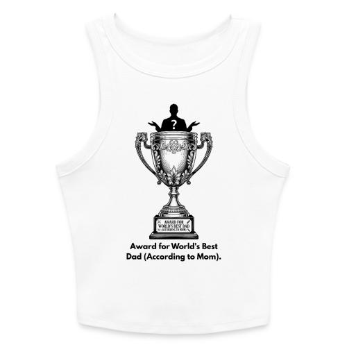 Sarcastic Dad T-Shirt - Slim Fit Rib Women's Tank Top