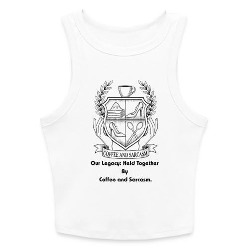 Sarcastic Mom T-Shirt, Mug - Slim Fit Rib Women's Tank Top