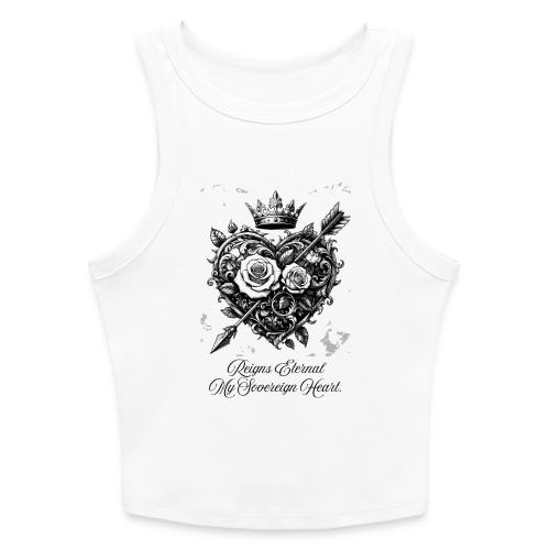Royal Heart T-Shirt, Mug, & Leggings - Slim Fit Rib Women's Tank Top