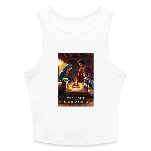 Nativity Manger T-Shirt - Slim Fit Rib Women's Tank Top