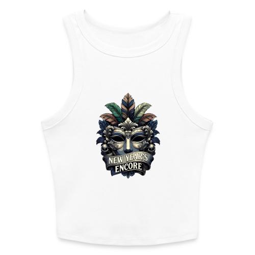 Masquerade Mask T-Shirt - Slim Fit Rib Women's Tank Top