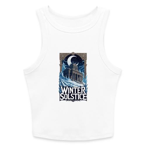 Winter Solstice Temple T-Shirt - Slim Fit Rib Women's Tank Top