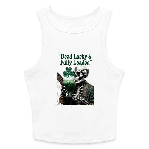 Lucky Skeleton Stout T-Shirt - Slim Fit Rib Women's Tank Top