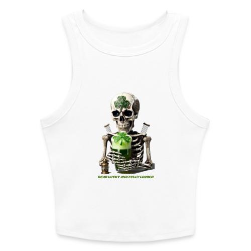 Eternal Stout Skeleton Graphic Tee - Slim Fit Rib Women's Tank Top