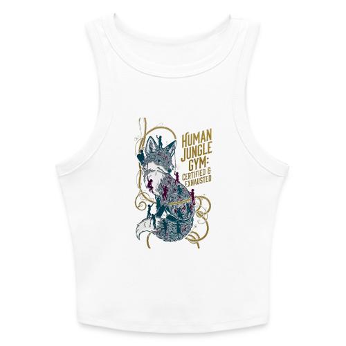 Human Jungle Gym Fox Tee - Slim Fit Rib Women's Tank Top