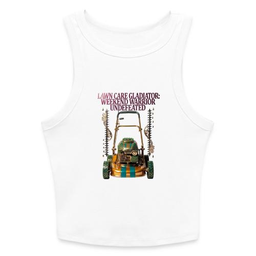 Lawn Care Gladiator T Shirt - Slim Fit Rib Women's Tank Top