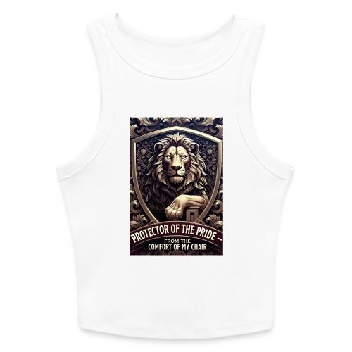 Lion King T Shirt, Funny Low-Effort Father Gift - Slim Fit Rib Women's Tank Top