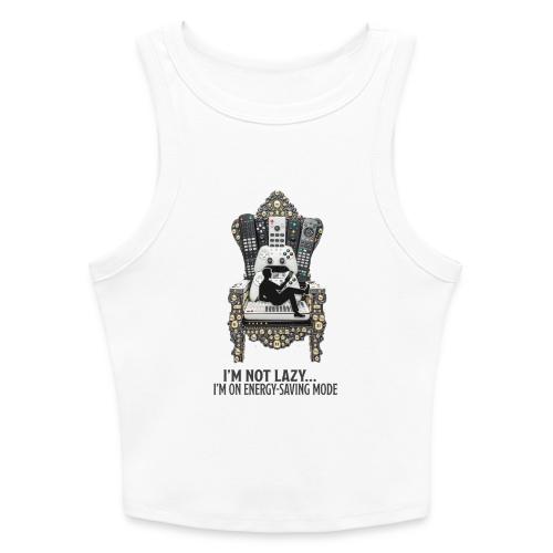 Remote Throne Procrastinator T Shirt, Dad Gift - Slim Fit Rib Women's Tank Top