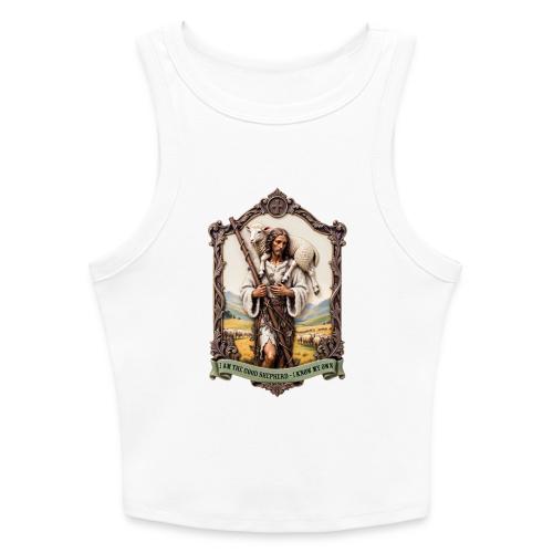I Am The Good Shepherd T Shirt, Christian Gift - Slim Fit Rib Women's Tank Top