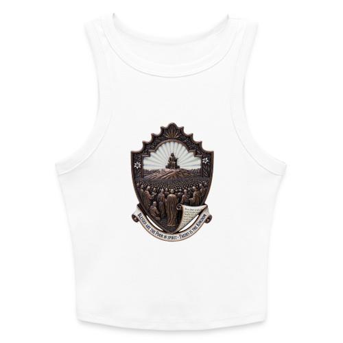 Sermon on the Mount T Shirt, Christian Faith Gift - Slim Fit Rib Women's Tank Top